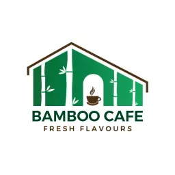 Minimalist green cafe logo