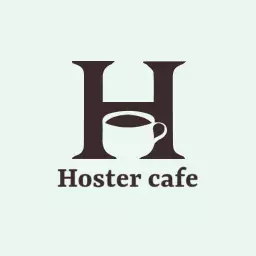 Elegant letter cafe logo design
