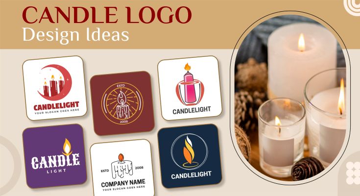 Candle Logo Design Ideas