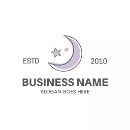 Creative Abstract Moon Logo Design