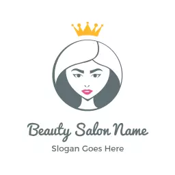 Soft circle beauty salon logo design