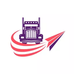 Motion effect transport logo design