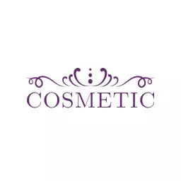 Simple purple cosmetic logo