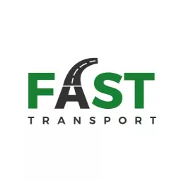 Speed typography transport logo