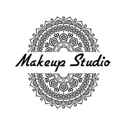 Elegant circle makeup logo template