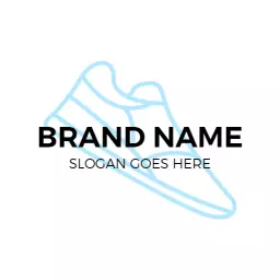 Simple premium artwork shoes logo